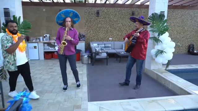 Hawaiian party Гавайская вечеринка Antonio Saxophonio feat Alex Gabriel смотреть онлайн