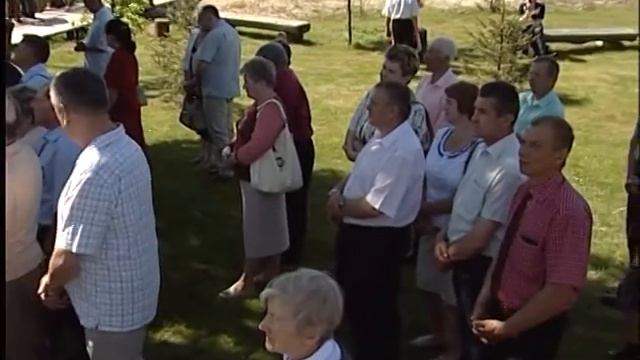 Освящение храма в скиту на болотах. Одрынки, Польша смотреть онлайн