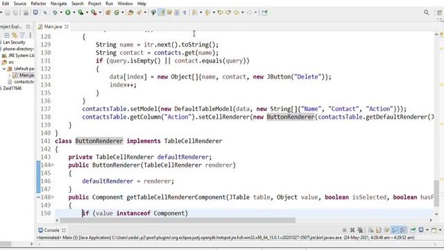 Phone Directory project Using Java language смотреть онлайн