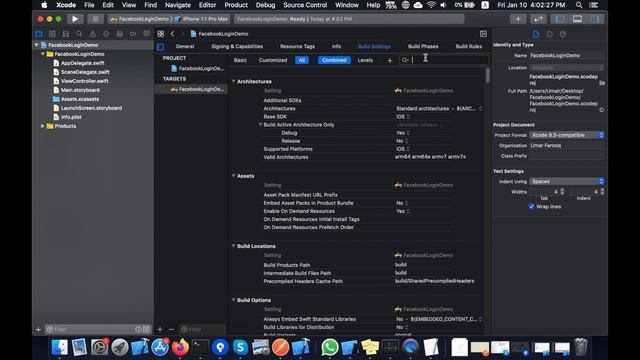 Facebook Login using swift | Facebook Integration смотреть онлайн