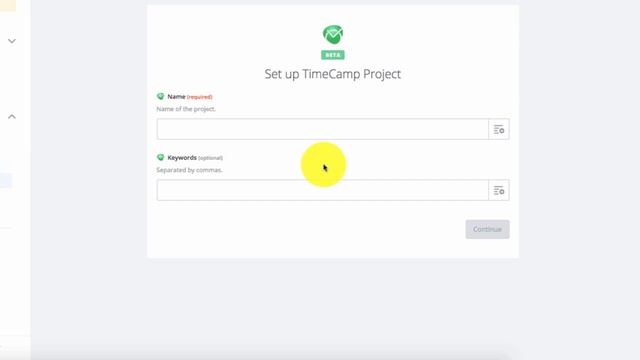 MeisterTask Time Tracker - Add Project