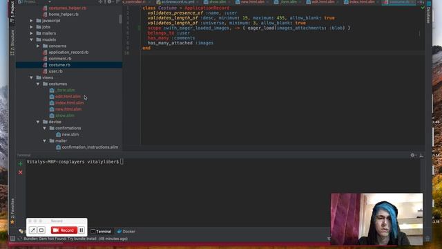 1. Создание клона www.cosplay.com на Ruby on Rails. Описание технологий и целей приложения. смотреть онлайн