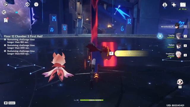 C0 Wriothesley Freeze & Physical Razor | Genshin Impact 4.1 Spiral Abyss Floor 12 смотреть онлайн