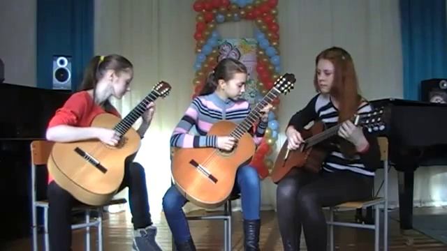 Мексиканская народная песня обр.В Калинина Красивое небо исп.трио гитаристов Юлия Пушкаренко смотреть онлайн