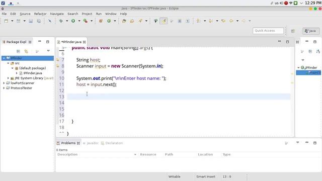 90 JAVA Networking IP finder смотреть онлайн