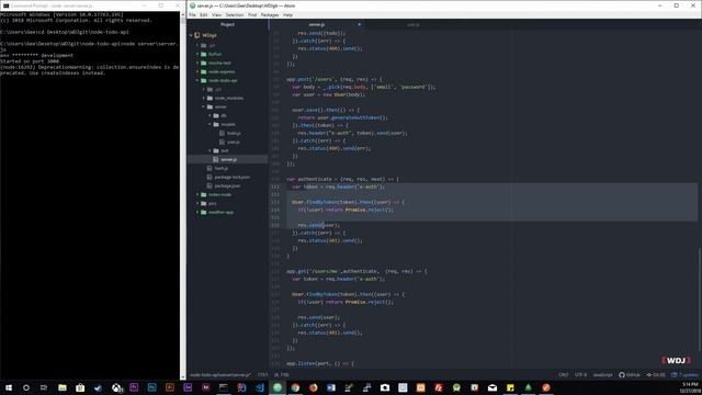 Node JS - Authentication - Hashing Passwords & Private Routes смотреть онлайн