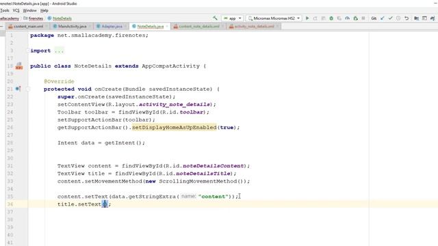 Android Note Taking App Tutorial With Firebase | Part - 7 | Display Note Details смотреть онлайн