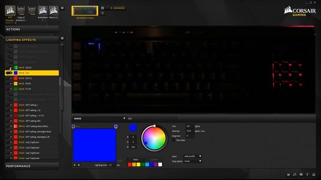 Corsair K95 RGB Platinum Knight Rider K.I.T.T. Scanner Profile (iCUE) смотреть онлайн