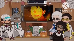 Marine react to Luffy|One piece|Gacha club Malaysia|I'l be back...