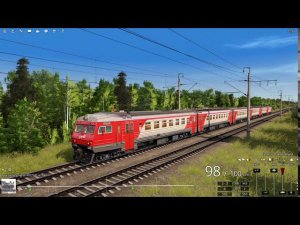 Trainz 19, «Пригородный поезд №6025», часть 2 (перезалив)