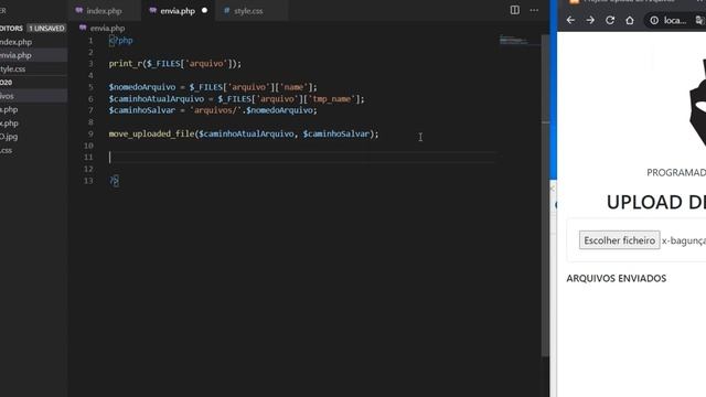 Sistema de Upload de Arquivos com PHP | Como fazer Passo a Passo смотреть онлайн