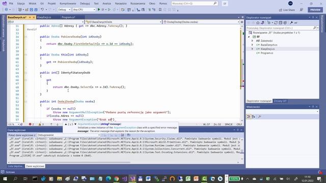 .NET 6 + EF + SQLite - 04 - Tworzenie i odczyt rekordów смотреть онлайн