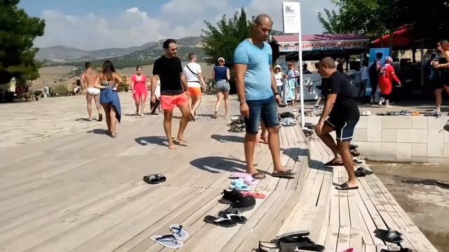 Турция 2019.Экскурсия в Памуккале,часть2.Феномен Турции -белые террасы из известняка. смотреть онлайн