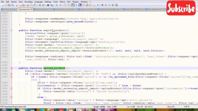 Bulk products import/export bulk record rapidly in opencart (using custom code) eCommerce in Hindi смотреть онлайн