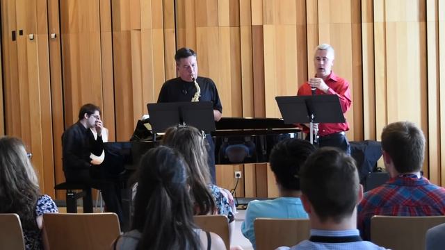 John Heins - Capriccio For Saxophone, Clarinet, and Piano - T. Roberts, G.Zoeter, A. Bernstein смотреть онлайн