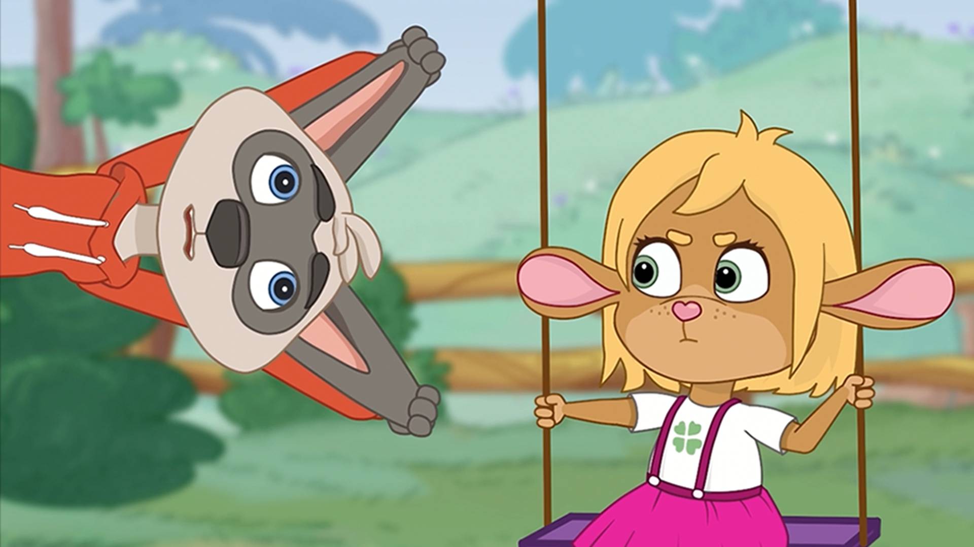 🐰 Забезу. Уши с хвостиком - 🐵 Зайка или обезьянка? (1 серия) | Веселый мультфильм для детей смотреть онлайн