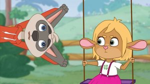 🐰 Забезу. Уши с хвостиком - 🐵 Зайка или обезьянка? (1 серия) | Веселый мультфильм для детей