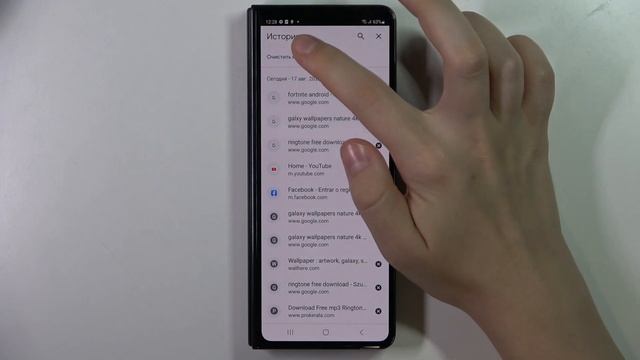 Samsung Galaxy Fold5 5G | Как очистить историю браузера на Samsung Galaxy Fold5 5G смотреть онлайн