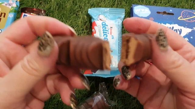 New Some Lot's Of Candies And Sweets ASMR | Snickers, Kinder Delice, Kinder Bueno, MilkyWay