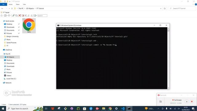 How to upload your project on github easily via commands (Commands in Description) смотреть онлайн