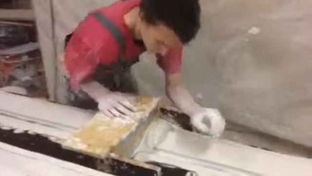 Как тянуть гипсовые карнизы смотреть онлайн