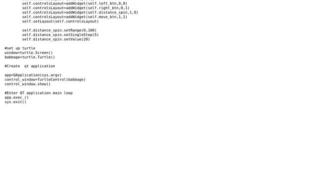 I used anaconda3 python 3 run the following code appears, NameError: name 'TurleControl' is not... смотреть онлайн