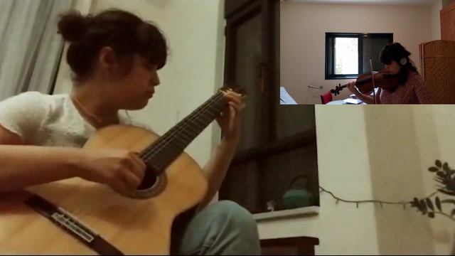 (violin and classical guitar) Libertango - Astor Piazzolla смотреть онлайн