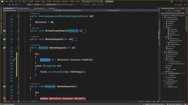 Crud Blazor, NET 6, EF y SQL Server (4/6) смотреть онлайн