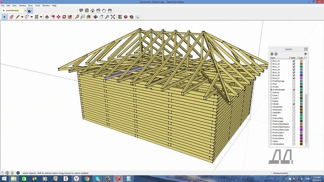Проектирование крыши. Стропильная система и расчет материала. Часть 3/3 смотреть онлайн