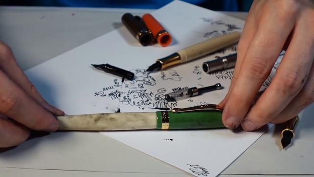 Do "Premium" Nibs make a difference? + Kaweco Student Fountain Pen Review & Drawing смотреть онлайн