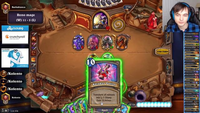 Hearthstone: Can't escape Alexstrasza (reno mage) смотреть онлайн