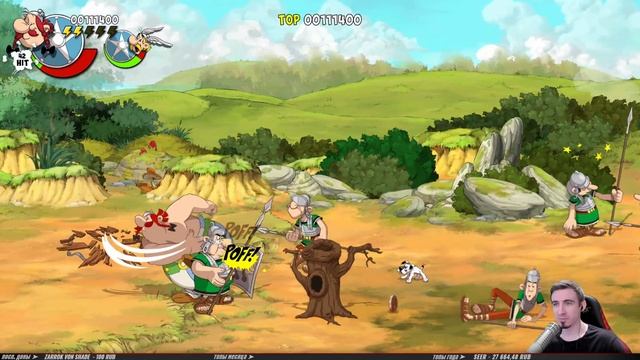 АСТЕРИКС и ОБЕЛИКС: Шлёпни их всех! ➤ Asterix & Obelix: Slap them All! смотреть онлайн