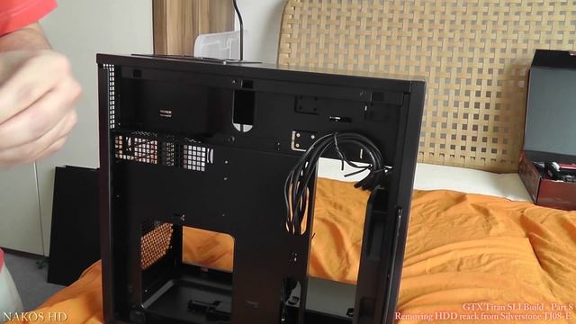 GTX Titan SLI Build - part8: Removing the HDD rack from Silverstone TJ08-E - Hungarian смотреть онлайн