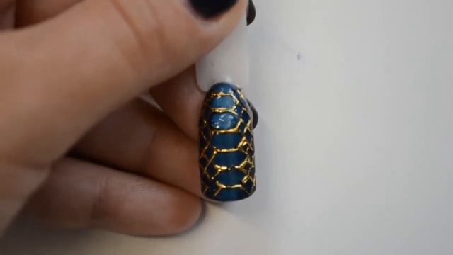 Маникюр гель лак уроки дизайна эффект рептилии на ногтях гель лаком “Кошачий смотреть онлайн