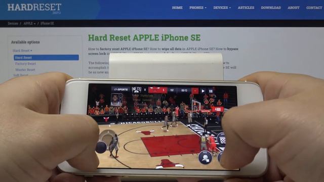 NBA Live on iPhone SE – Performance Test смотреть онлайн