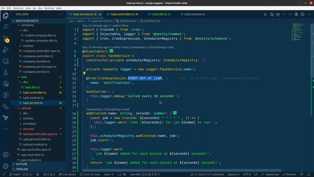 Dynamic Cron Jobs In NestJs || Part 13 - NestJS Nuggets || Awesome Code || Nepali