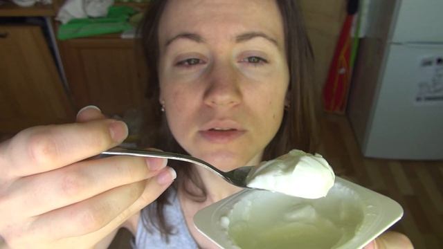 Йогурт Активиа творожная Данон / Activia Yogurt Danone — Unpack&Review World Food смотреть онлайн