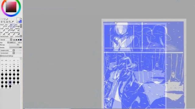 Рисуем мангу \ Soul inqisition 07 \ Paint Tool SAI смотреть онлайн