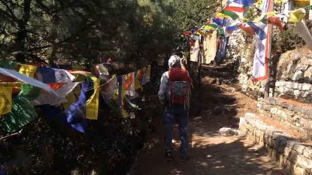 Непал 206 Сагарматха 23 апреля прогулка из намче сквозь флаги смотреть онлайн