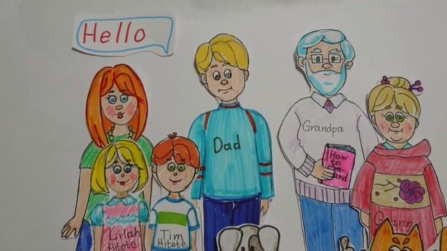 Английский язык с Хитотэ. Часть 2. Семья. смотреть онлайн
