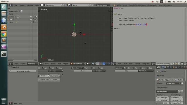 Blender Python #2 Mover смотреть онлайн