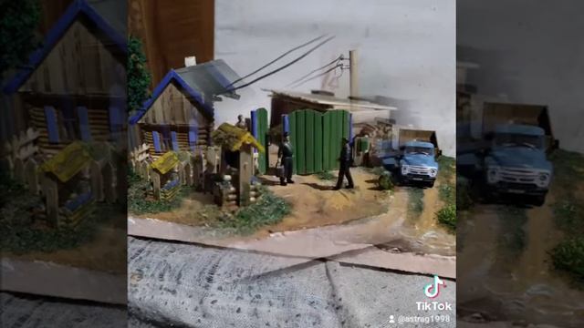 Диорама сельского дома