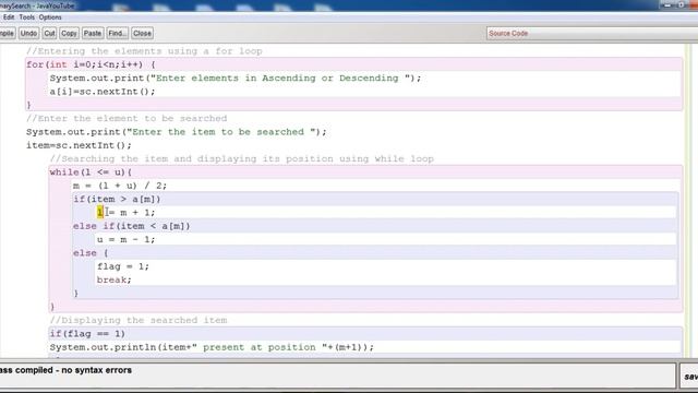 BINARY SEARCH || JAVA CLASS by ASHISH смотреть онлайн