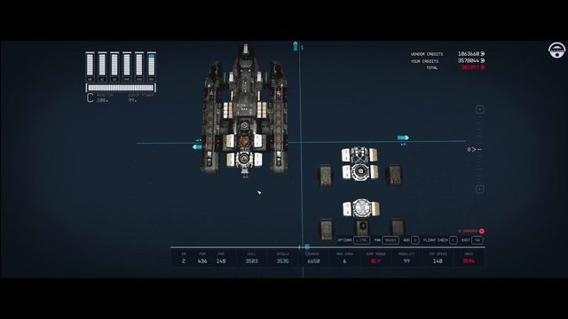 Starfield Shipbuilding; "The Introvert solo ship, Build it once and keep it forever." смотреть онлайн