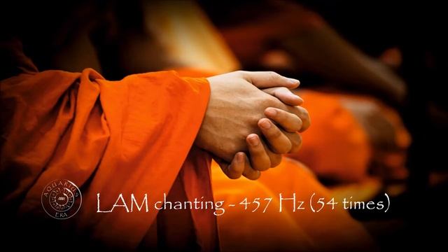 LAM Mantra  457 Hz ROOT CHAKRA Meditation (54 Times)