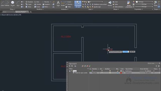 Curso Autocad 2D - Capítulo 7, Crear y administrar Capas смотреть онлайн