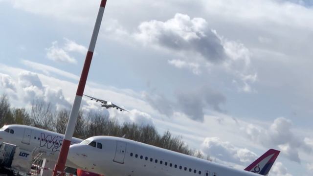 AN225 MRIJA LOTNISKO CHOPINA смотреть онлайн