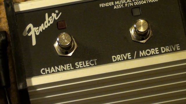 Fender Amplifier Channel Selection Pedals смотреть онлайн