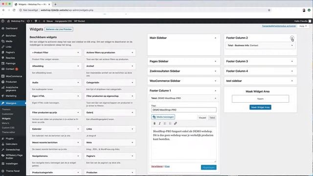 WordPress - Tekst en informatie in footer aanpassen смотреть онлайн