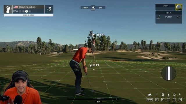BEST ROUND OF GOLF IN HISTORY - PGA Tour 2k21 Golden Goblet Golf (6/7) смотреть онлайн